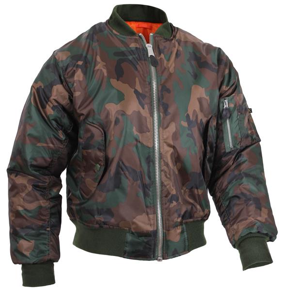 Rothco Men's MA-1 Flight Jacket - Various Colors
