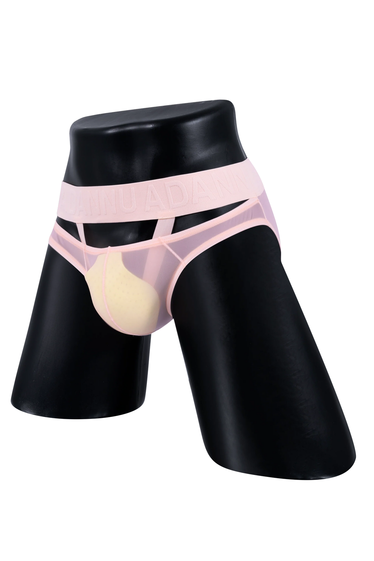 Men’s Sexy Sheer Thong with Ring & Strap Design