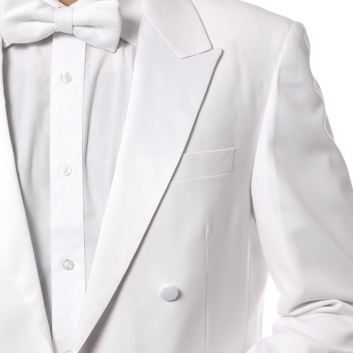 Premium A201 Regular Fit White Tail Tuxedo