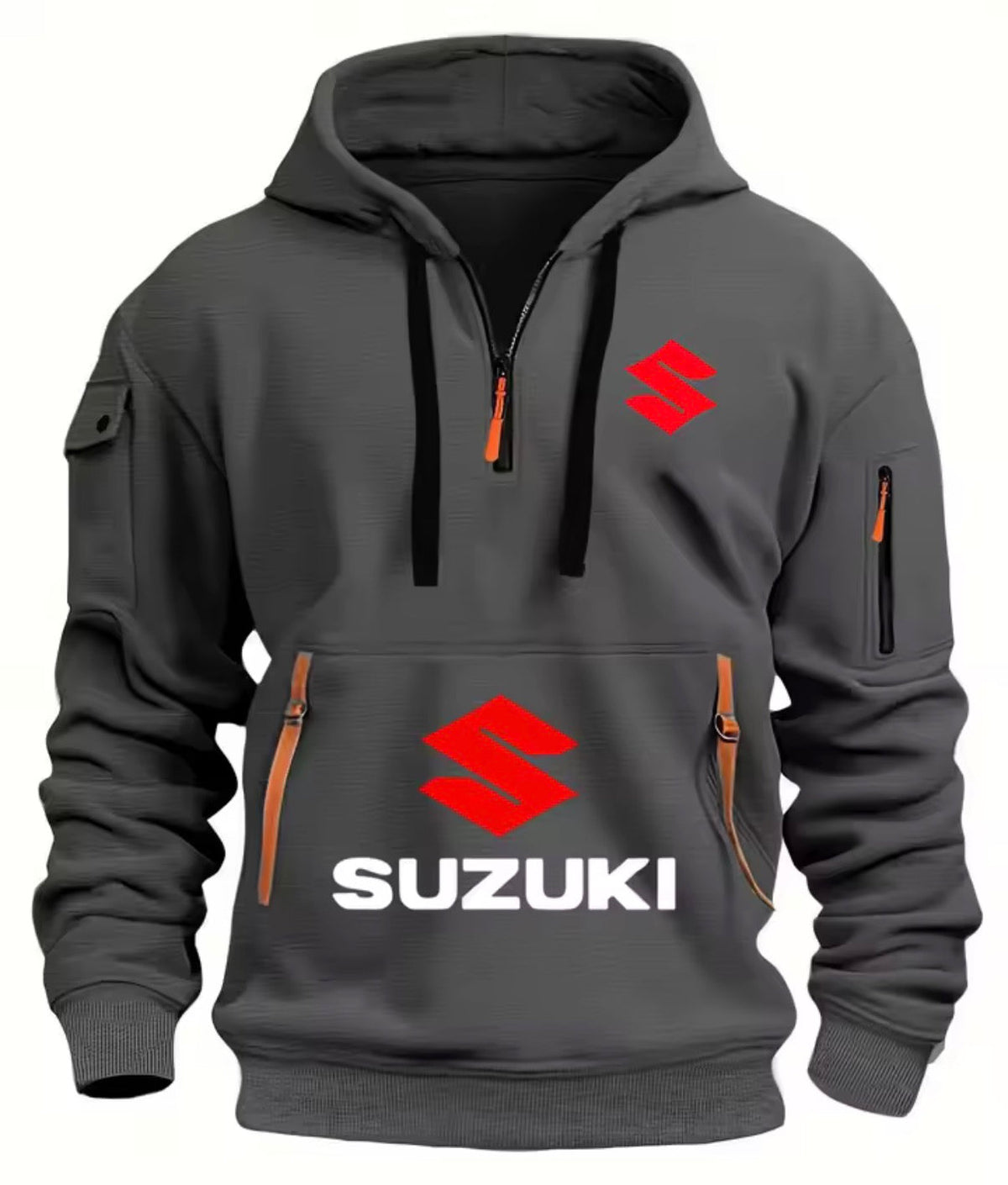 Suzuki's new men's hoodie, casual outdoor sports hoodie and a warm motorcycle sweatshirt for autumn and winter