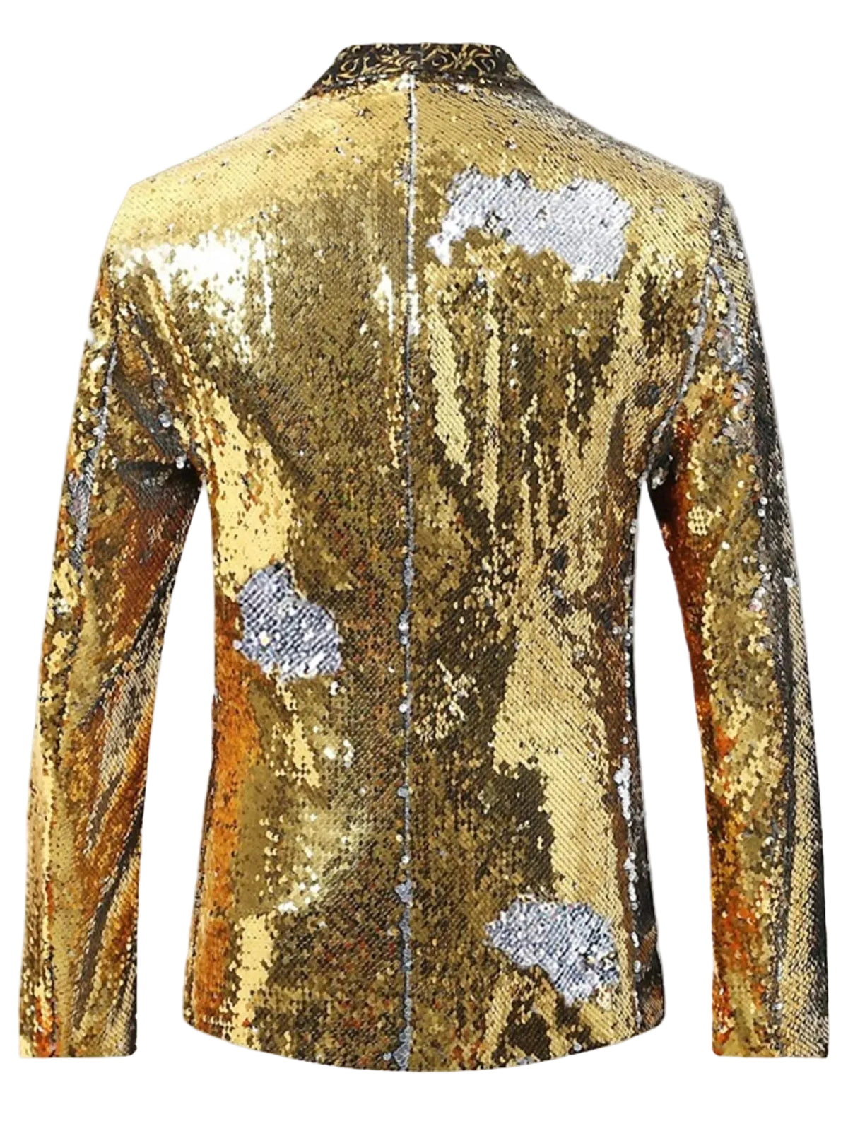 Men's Sequin Long Sleeve Blazer